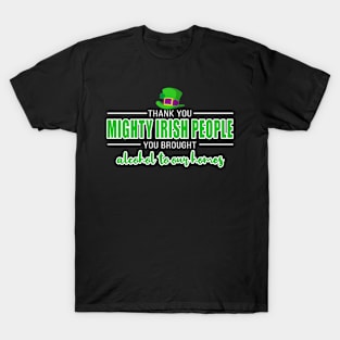 St Patrick's Day Irish Funny Leprechaun Clover Shamrock T-Shirt